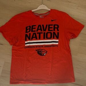 Nike Men's Red Beaver Nation Tee